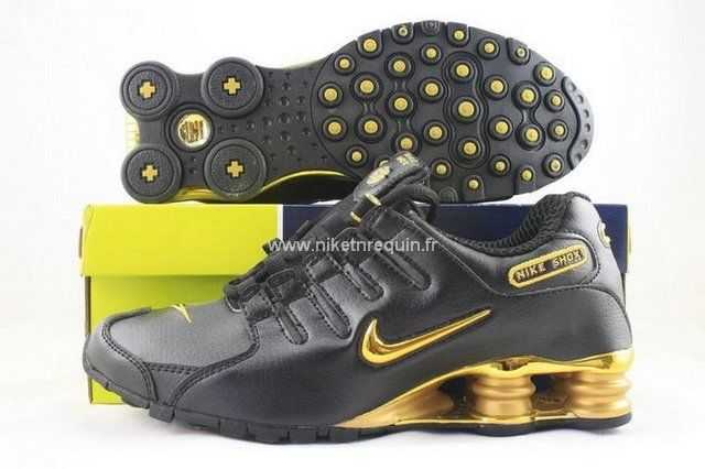 Arrial Nouvelle Nike Shox Nz Noire Doree